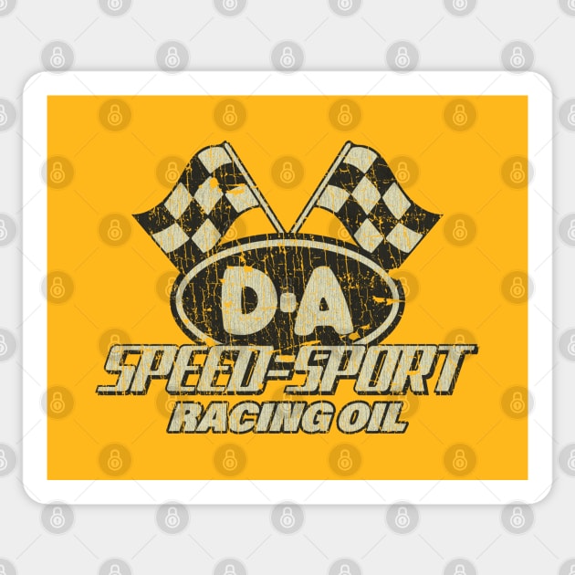 D-A Speed Sport Racing Oil 1961 Sticker by JCD666